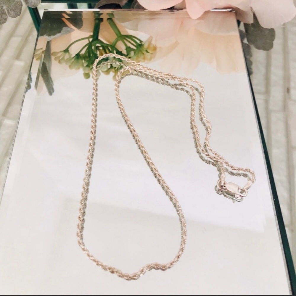 Silver necklace Italian